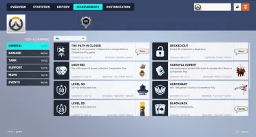 Overwatch 2 - Nível 785 - 238 Skins Lendárias (Mercy Rosa)