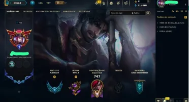 Conta De Lol (+350 Skin, +250 Cromas E Todos Os Campeões)