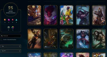 Conta League of Legends Nível 92 / 25 skins / 117 champs