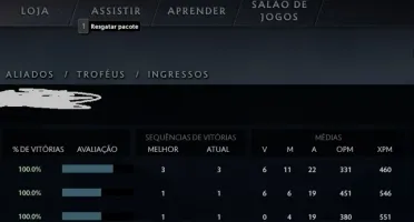 CONTA DOTA 2 ANCESTRAL 2, 4010K MMR 10K CONDUTA + ITENS