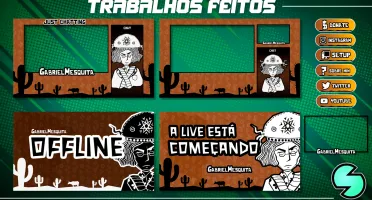 MEGA Overlays para sua Stream/Live