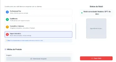 ChatBot com Inteligência Artificial Robô de Atendimento