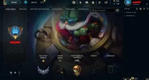 Conta lol rara com Rammus Rei, Corki Ovni e Kayle Juíza.