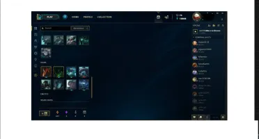 CONTA PLATINA MAIS DE 30 SKINS E QUASE TODOS OS CAMPEÕES