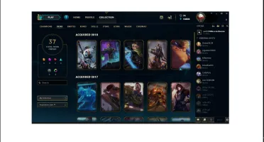 CONTA PLATINA MAIS DE 30 SKINS E QUASE TODOS OS CAMPEÕES
