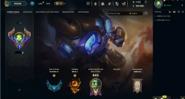 Venda conta LOL / Valorant. Completa com mais de mil skins.