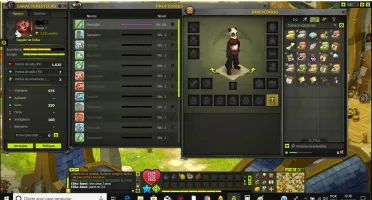 CONTA DOFUS PANDA OMG 1 E ENU 53 PESCADOR LVL 200