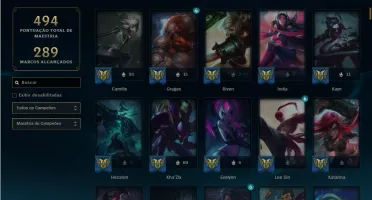 Conta LoL - 211 skins