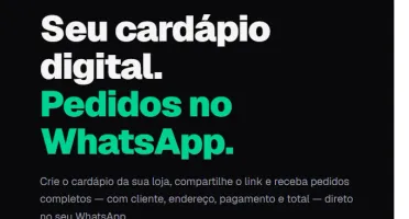🚀 Seu Cardápio Digital Próprio — SEM MENSALIDADE!