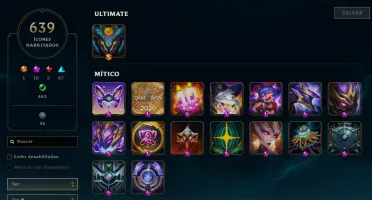 Conta Charlover Lol Valorant E Tft| 557 Skins + Oni 2.0 Vava