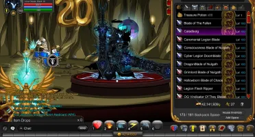 Conta rara de Aqw,com Caladbold bank pet e mais 6 HeroMart