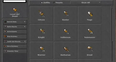 Druid lvl 207 zunera + varios makers