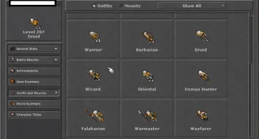 Druid lvl 207 zunera + varios makers