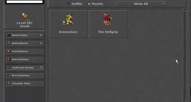 Druid lvl 207 zunera + varios makers