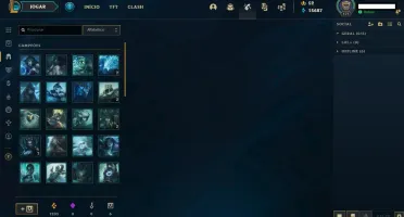 Vendo Conta LOL Prata 2 Todos os campeões 59 skins