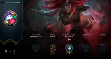 Conta lol lv 17 11 skins