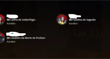 Conta wow com fenix do kael thas + ravenlord + nightborne