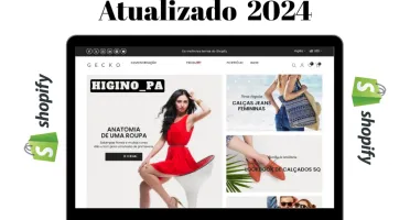 Tema Shopify Gecko + Atualizações e Brindes