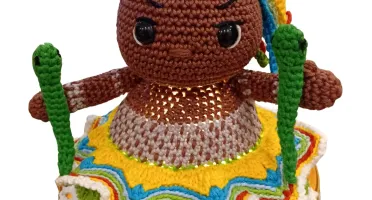Luminária Amigurumi - Oxumaré