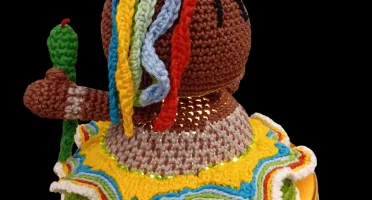 Luminária Amigurumi - Oxumaré