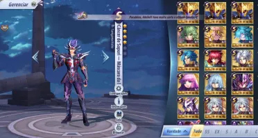 Cc Saint Seiya Serv A141 Com Varios Ótimos Cavaleiros