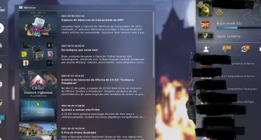 CSGO PRIME - XERIFE - 16 GC - 4 anos STEAM - Nível 3 STEAM