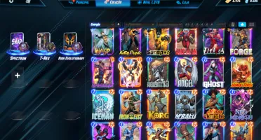 Conta marvel Snap.1.375/ 9.5K Crédito 5.5K Ouro