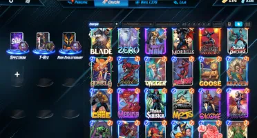 Conta marvel Snap.1.375/ 9.5K Crédito 5.5K Ouro
