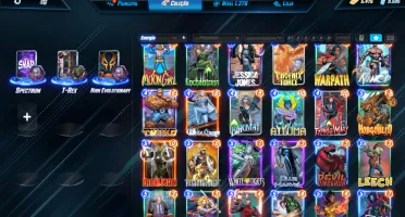 Conta marvel Snap.1.375/ 9.5K Crédito 5.5K Ouro