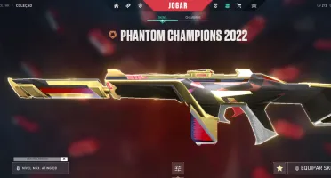 Conta valorant com pacote champions 2022 e vandal neptune