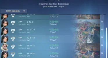 Contas valorant MMR alto 10 vitorias