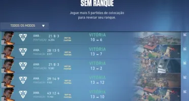 Contas valorant MMR alto 10 vitorias