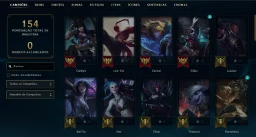 Conta League of Legends Full Acecsso 33 skins