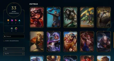 Conta League of Legends Full Acecsso 33 skins