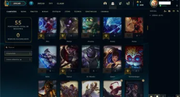 CONTA LOL NOVA - Clash copa MSI tier 1 + INFO NA DESCRIÇÃO