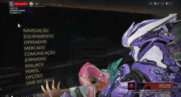Conta Warframe com 693 platinas, warframes e armas build