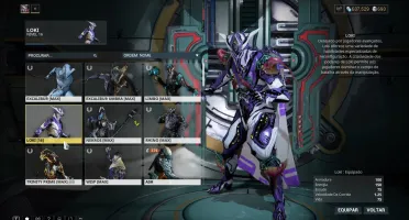 Conta Warframe com 693 platinas, warframes e armas build