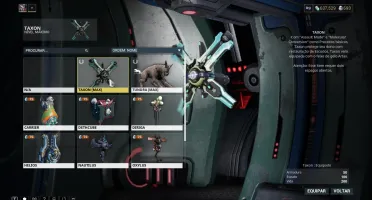 Conta Warframe com 693 platinas, warframes e armas build