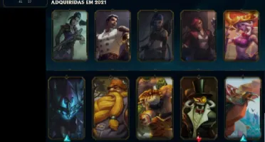CONTA DE LEAGUE OF LEGENDS (138 skin, 127 champs)