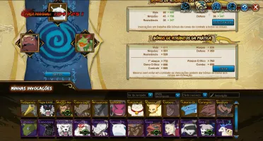 Conta Naruto Online
