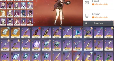 Conta Hu Tao + Diluc + Venti + Albedo + Childe + Jean AR55