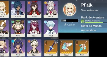 Genshin Impact Conta Com Ayato + Maremoto Ar10-23