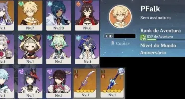 Genshin Impact Conta Com Ayato + Maremoto Ar10-23