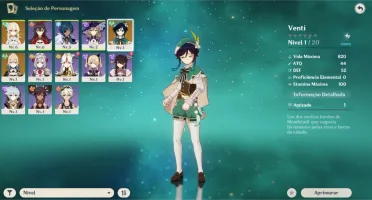 Genshin Impact / AR 7 / Venti + Jean + Espada Celestial