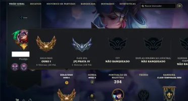 Conta ouro 1 com 155 Champs e 113 Skins ( MAIN ADC )
