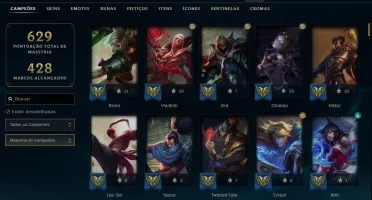 EX Diamante 266 skins + Todos Champs 🟢on