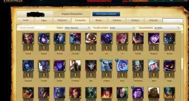Platina3 + 20 Skins + 2 RunePages + 91 Champions