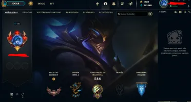 FULL ACESSO - LVL 383 - 227 Skins - TODOS Champions