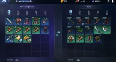 Guerreiro 70k cp lv 62