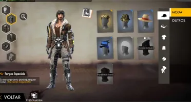 Conta de Free Fire zerada com cubo mágico.